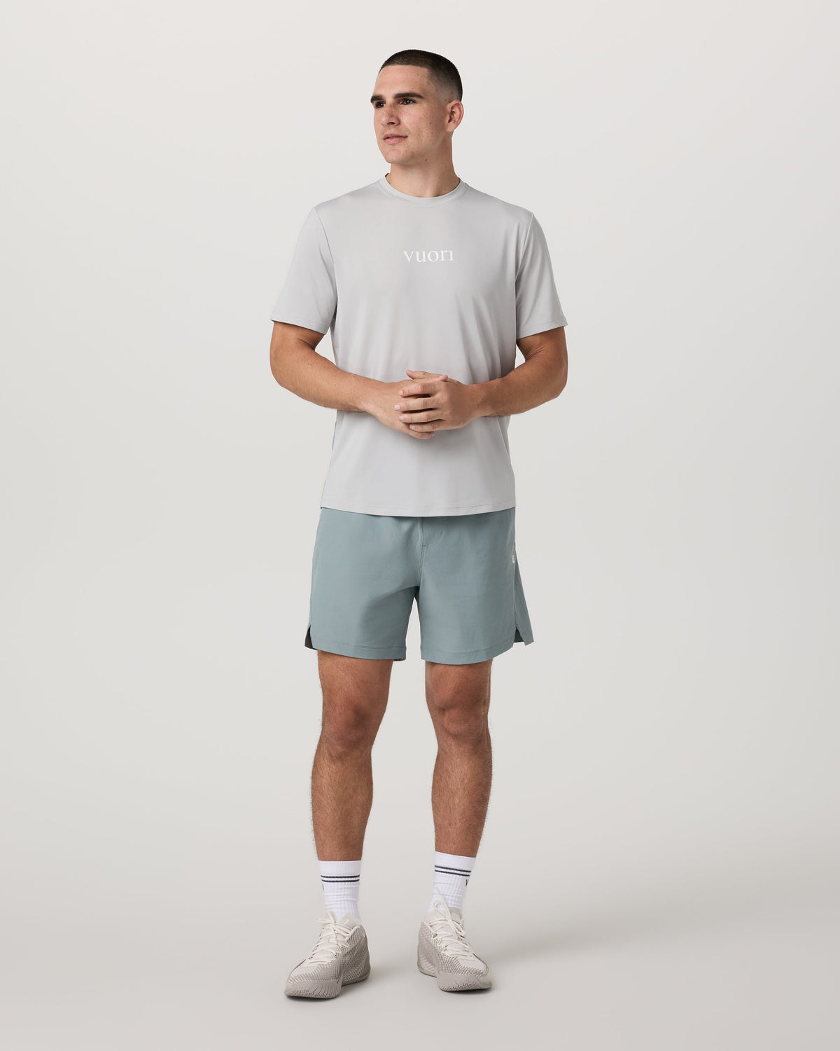 Short Sleeve Viewpoint Performance Tee 2.0 Pro | Sky Grey Pro