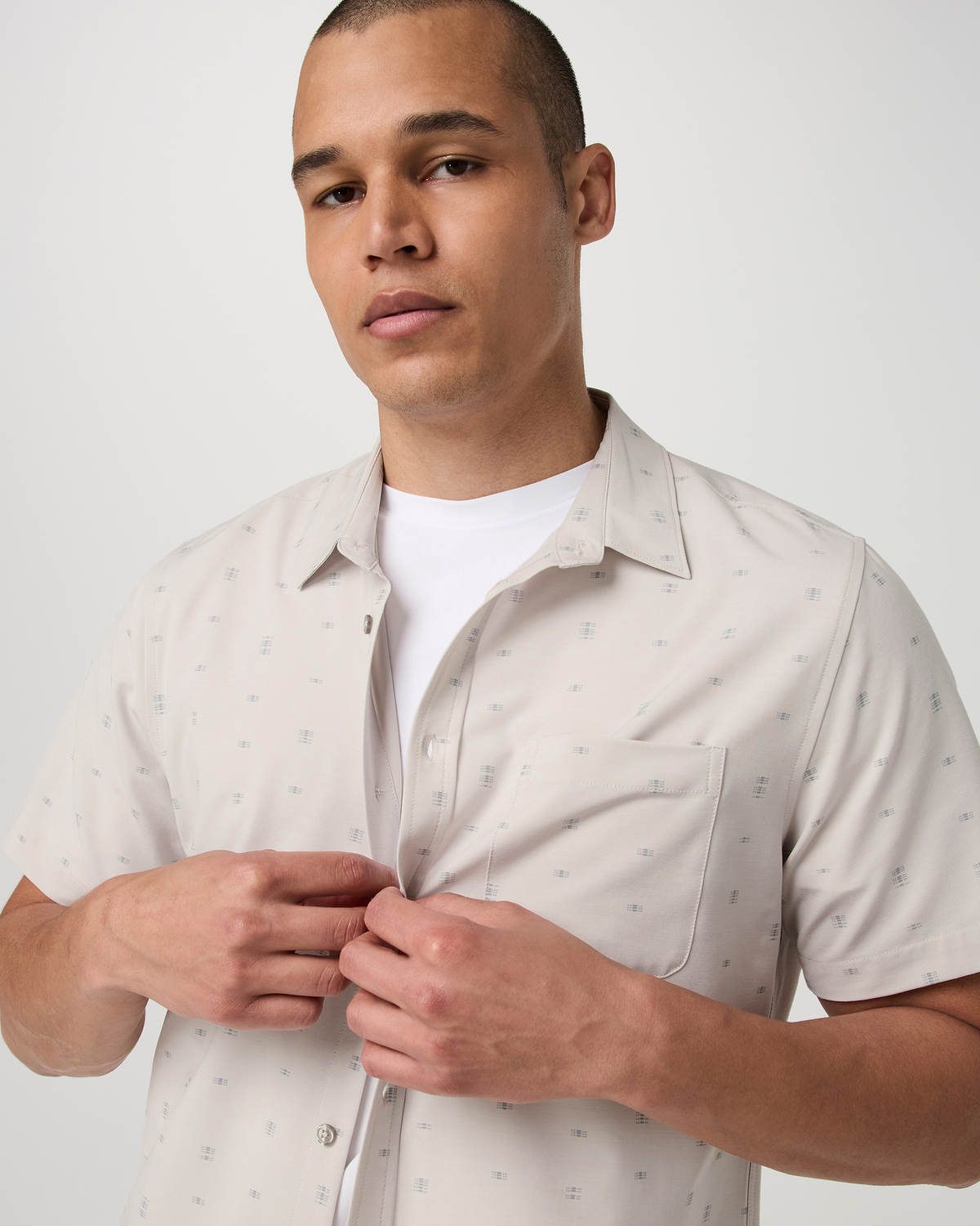 Short Sleeve Bridge Button Down | Salt Stone