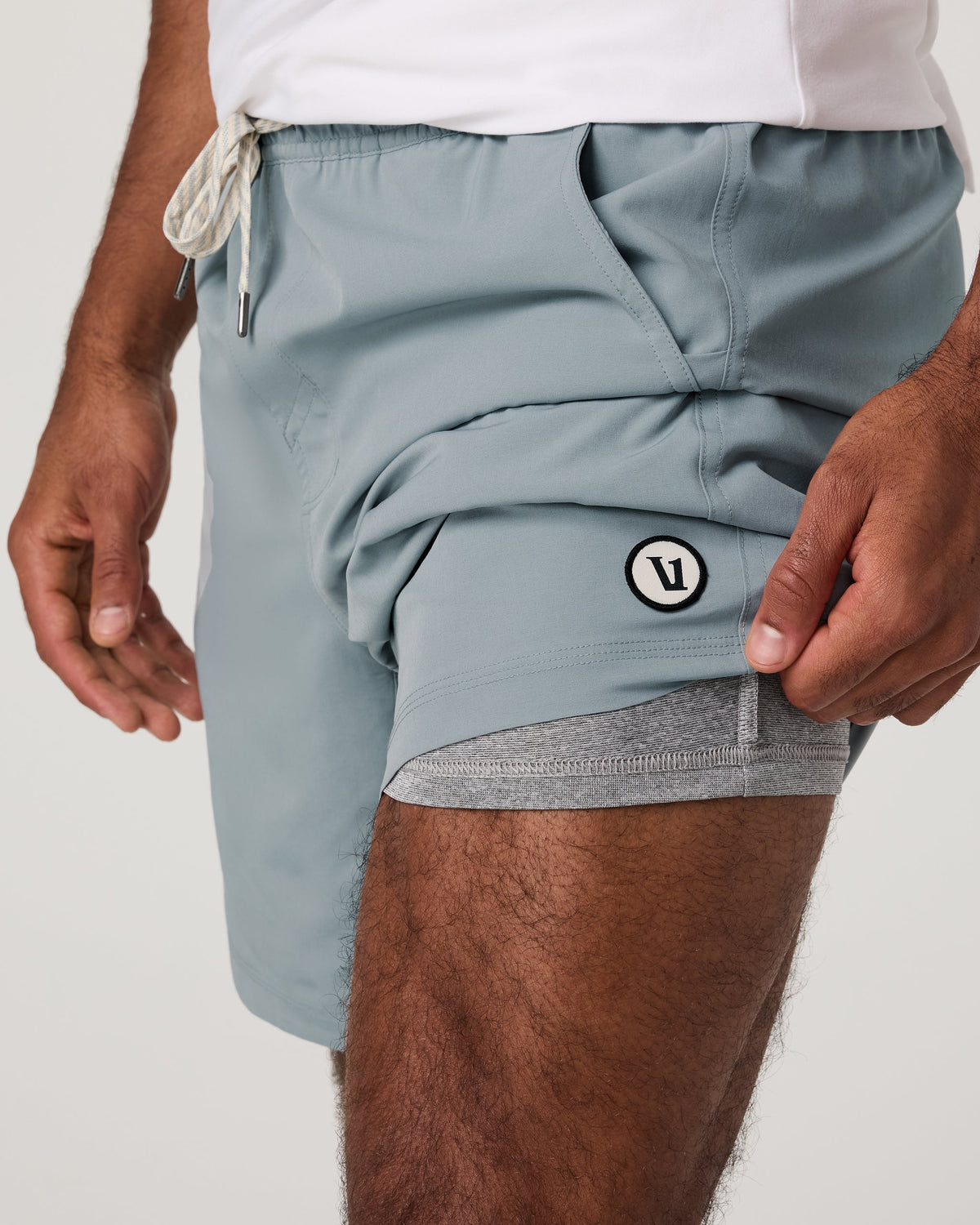 Kore Short Lined 7" | Light Cloud