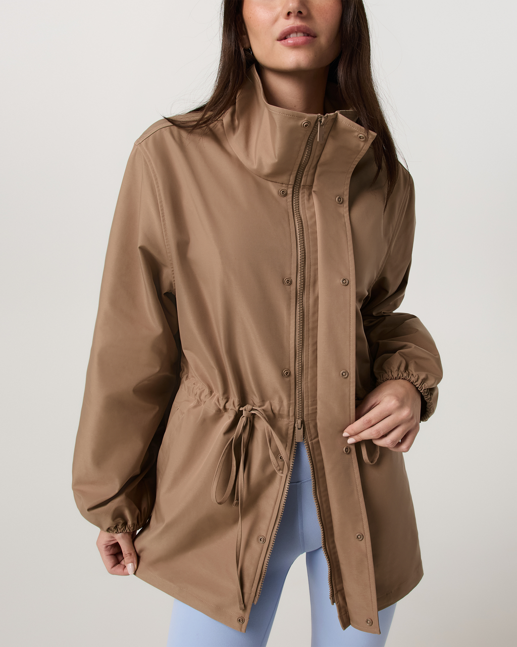 Meadow Cinch Waist Jacket | Dark Trench