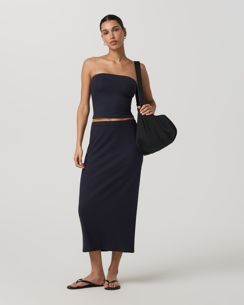Pose Column Skirt | Black
