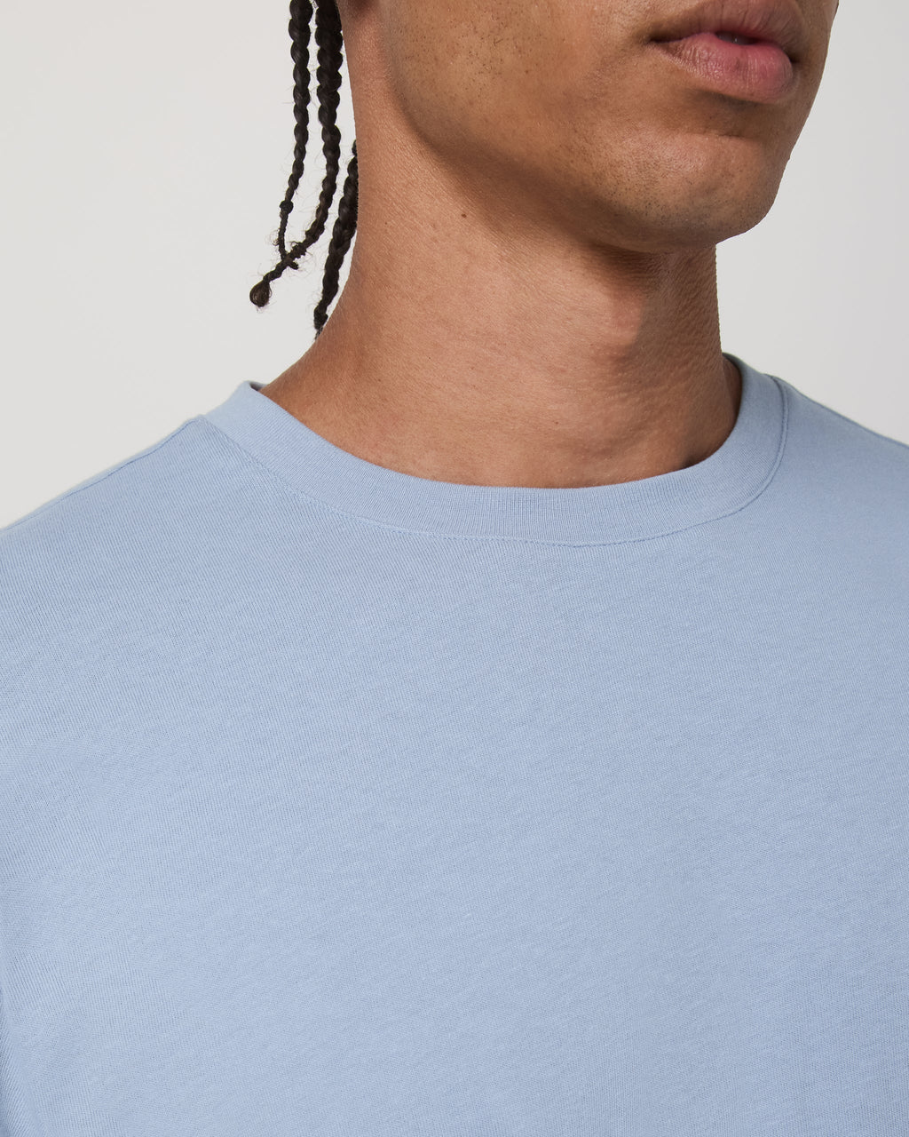 Short Sleeve Vuori Heavyweight Cotton Tee - Relaxed Fit | Blue Dusk