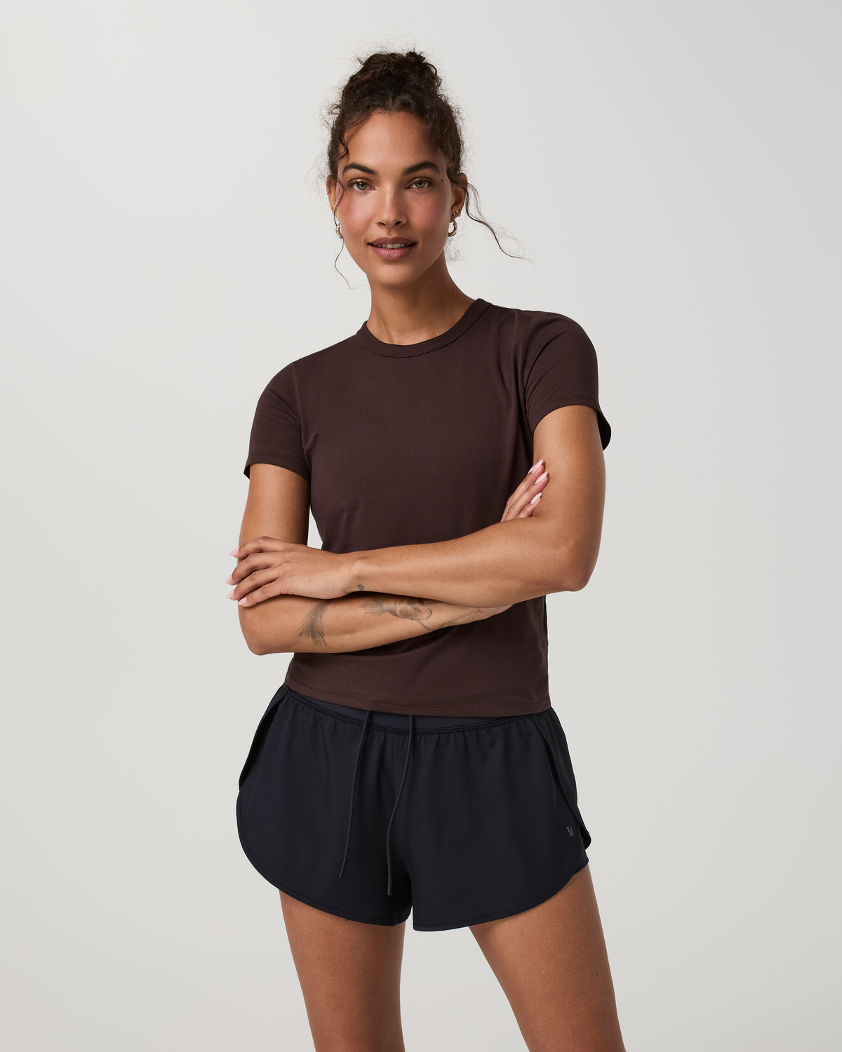 Short Sleeve Feather Classic Tee | French Roast