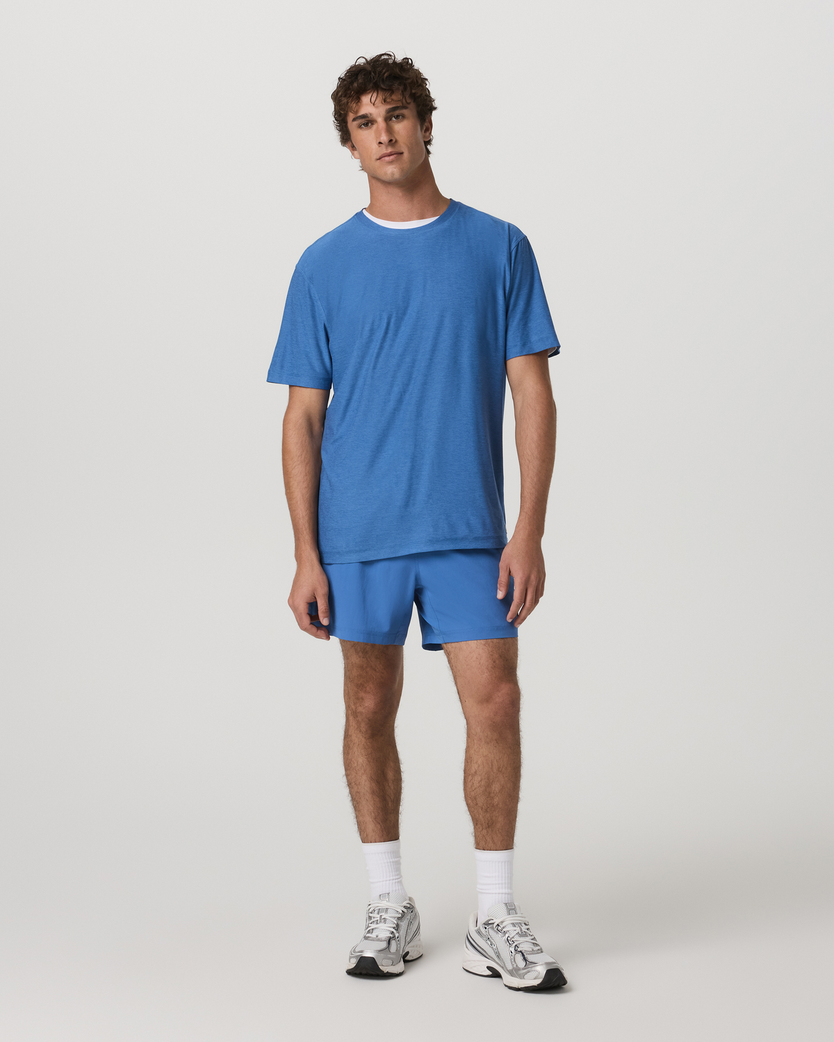 Strato Tech Tee | Court Blue Heather