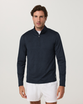 Ponto Half Zip Mock Neck | Ink Heather