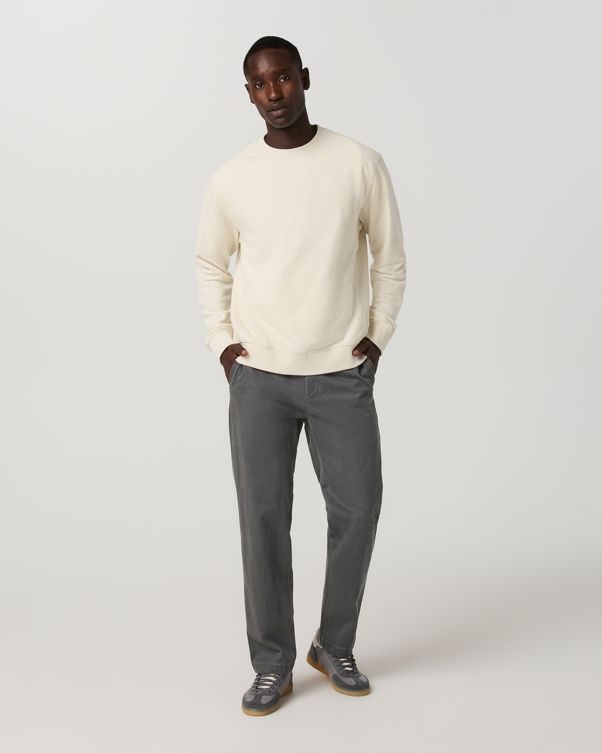 Fletcher Chino Pant Classic Fit 32" | Dark Pewter
