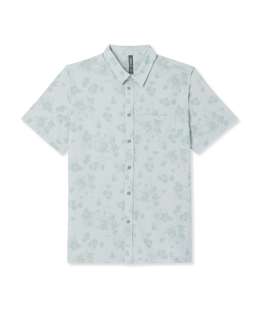 Short Sleeve Bridge Button Down | Storm Blue Fleur