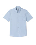Short Sleeve Knit Oxford Button Down - Classic Fit | Blue Dusk