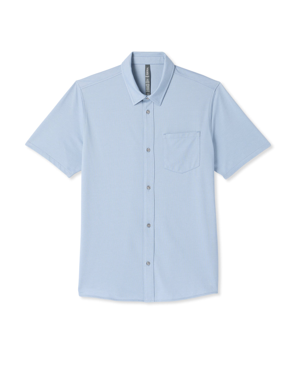 Short Sleeve Knit Oxford Button Down - Classic Fit | Blue Dusk
