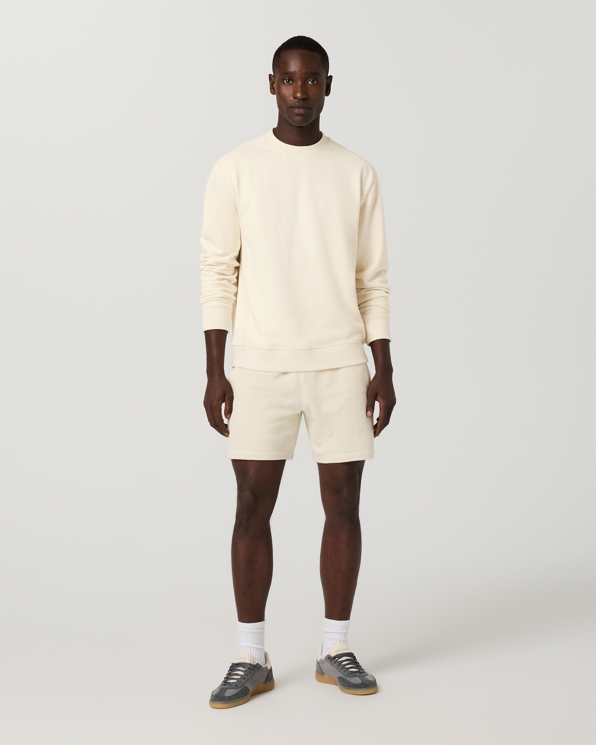 Cypress Vintage Crew | Buttermilk Heather
