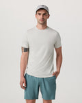 Short Sleeve Ponto Performance Tee | Salt Heather