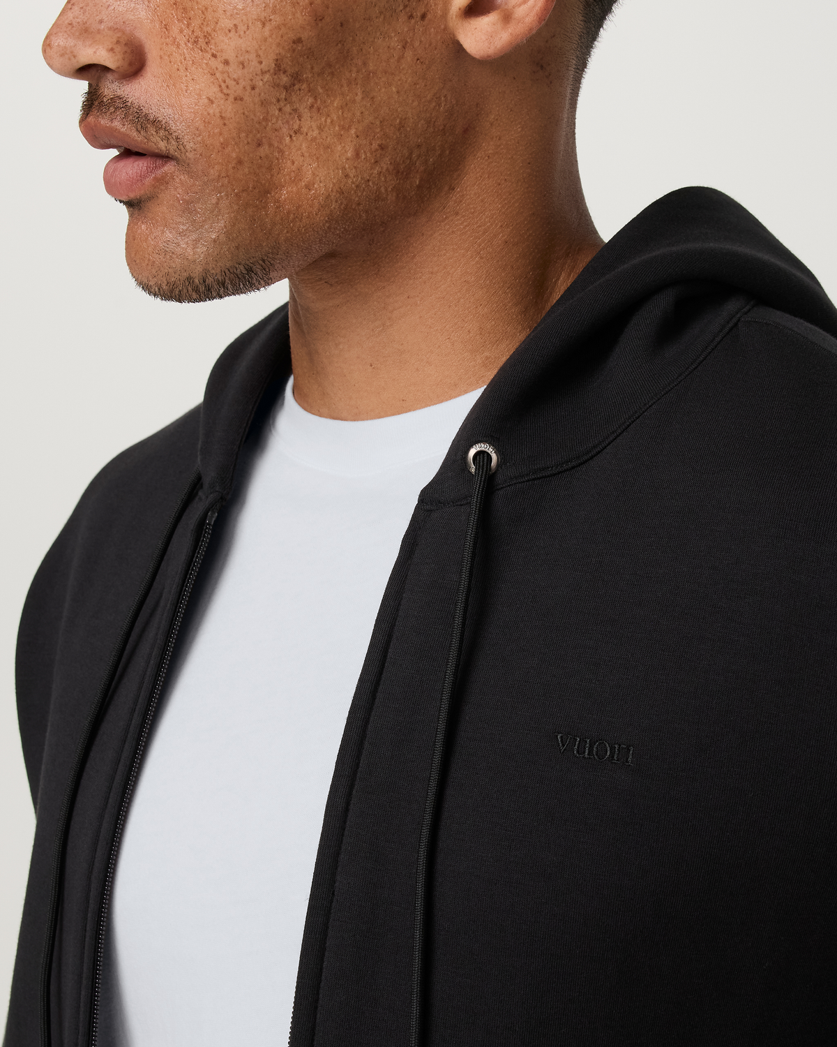 Vuori Galaxy Full Zip | Washed Black