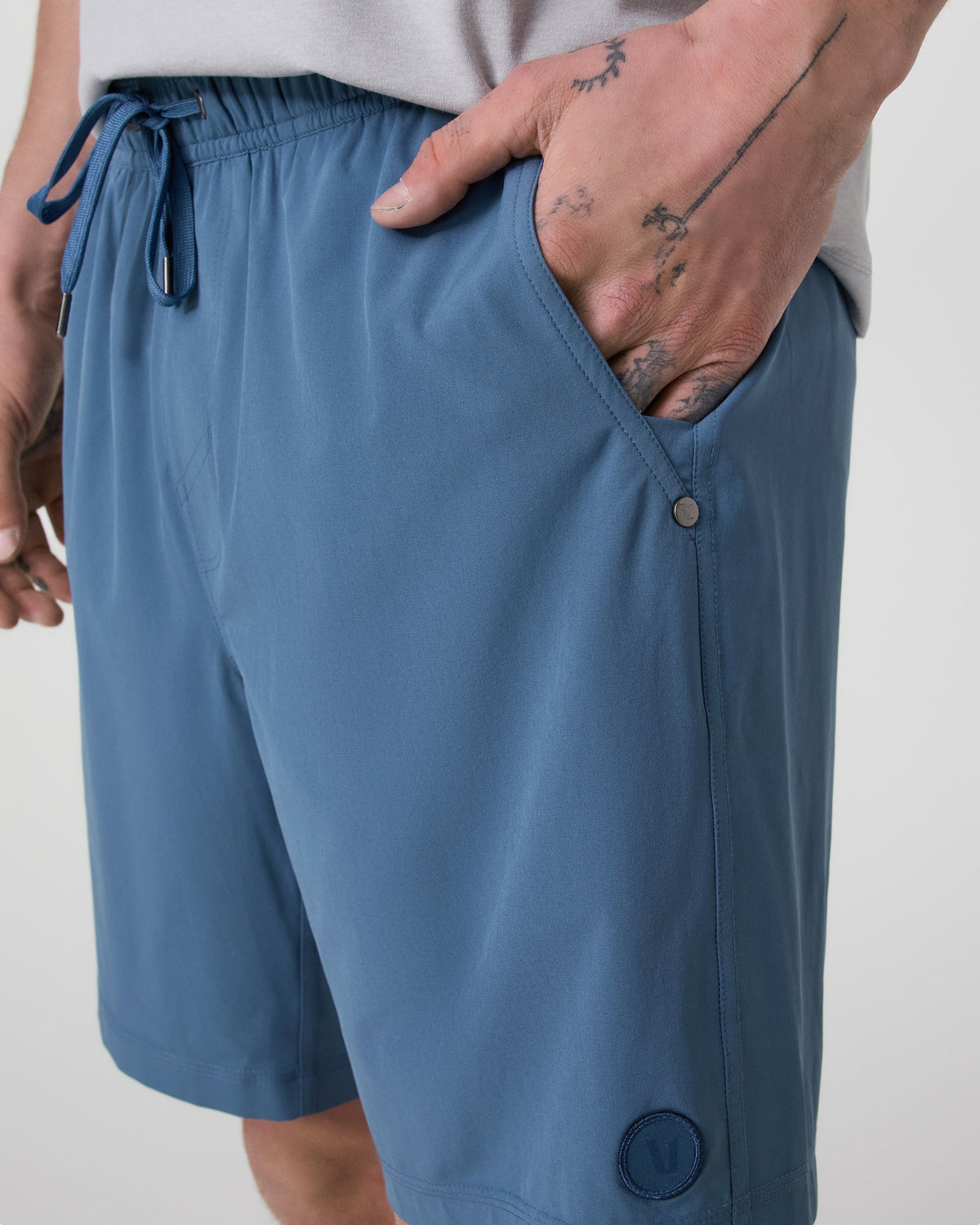 Kore Short Lined 7" | Pool Blue Tonal
