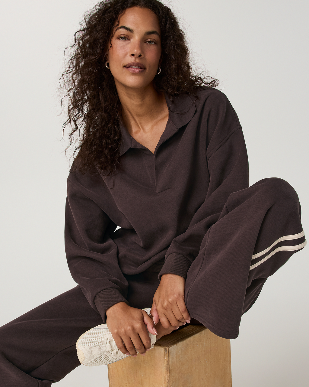 Restore Rugby Pullover | French Roast