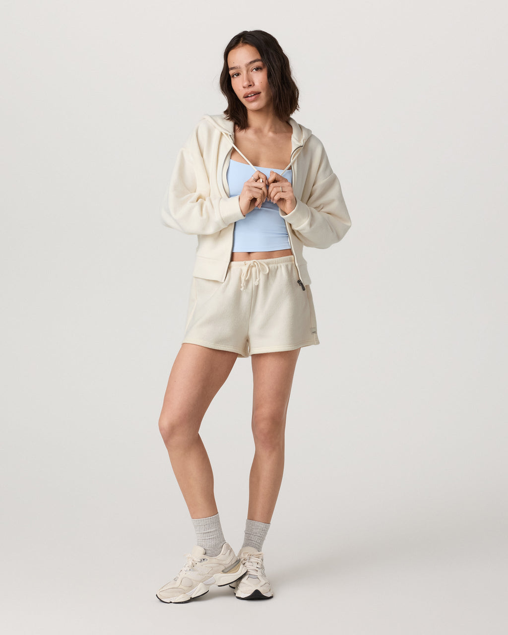 Beach Fleece Short | Natural