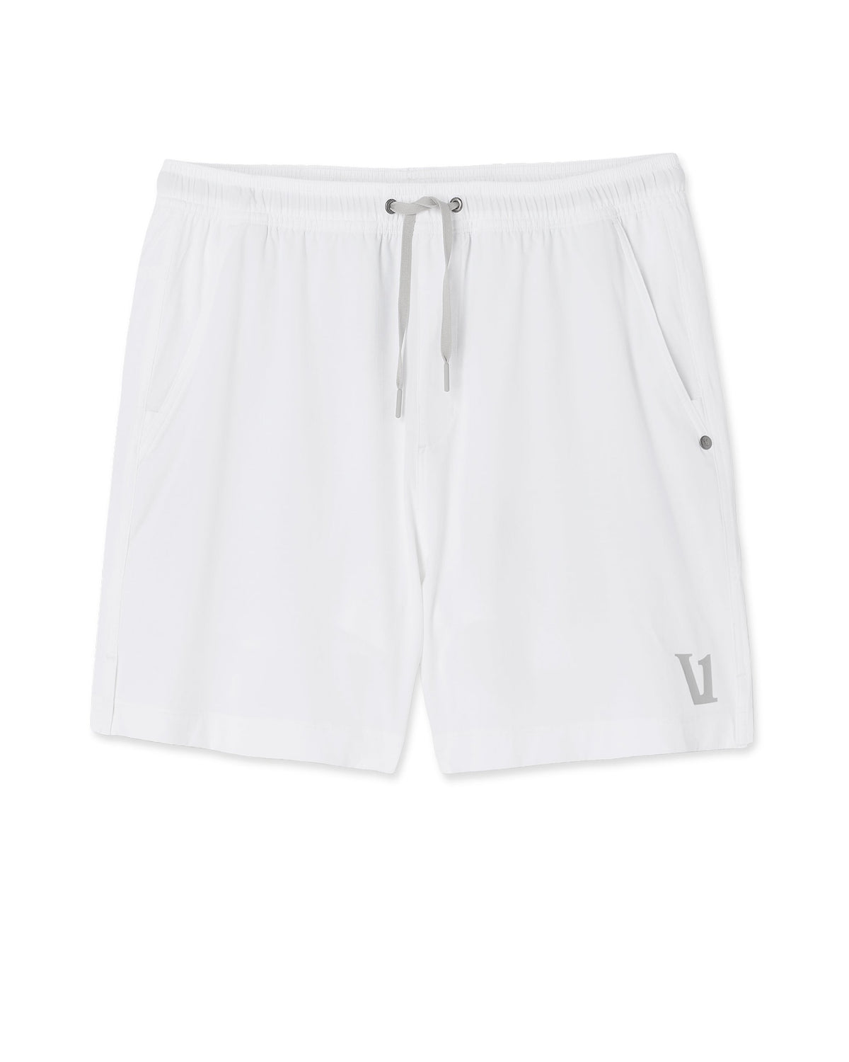 Vuori HardKore Short Lined 7" | White