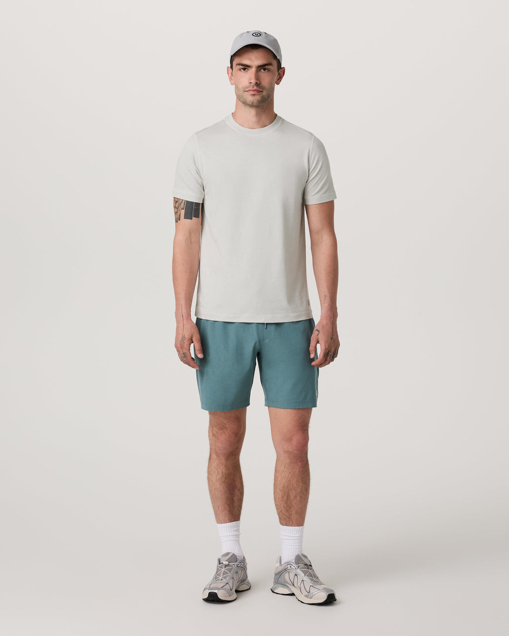 Short Sleeve Ponto Performance Tee | Salt Heather