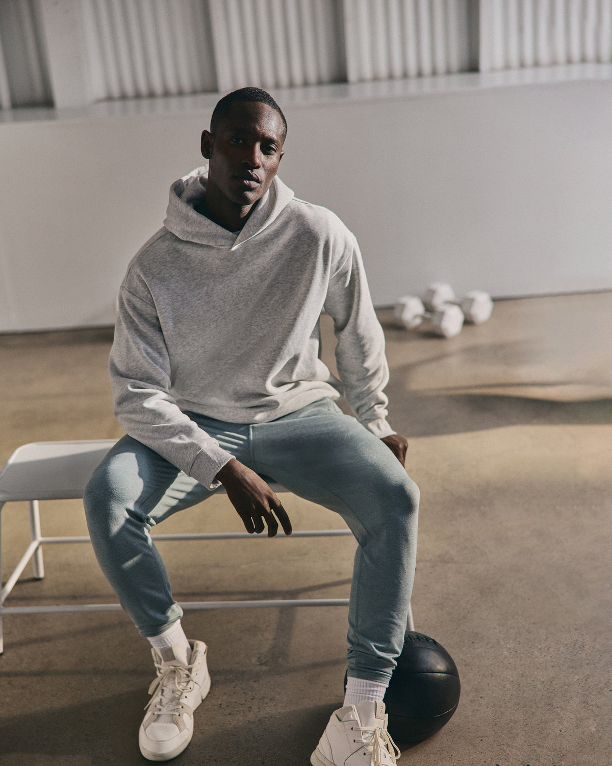 Ponto Performance Jogger 28" | Misty Blue Heather