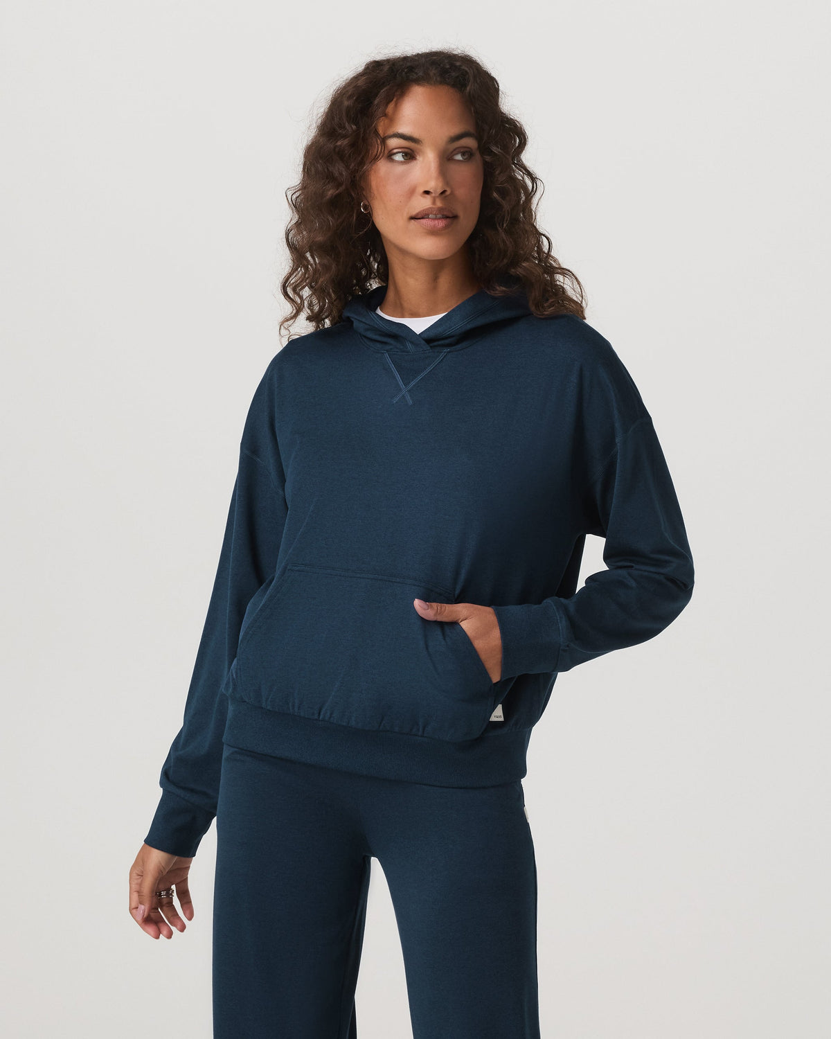 Halo Modern Pullover Hoodie | Blue Coast Heather