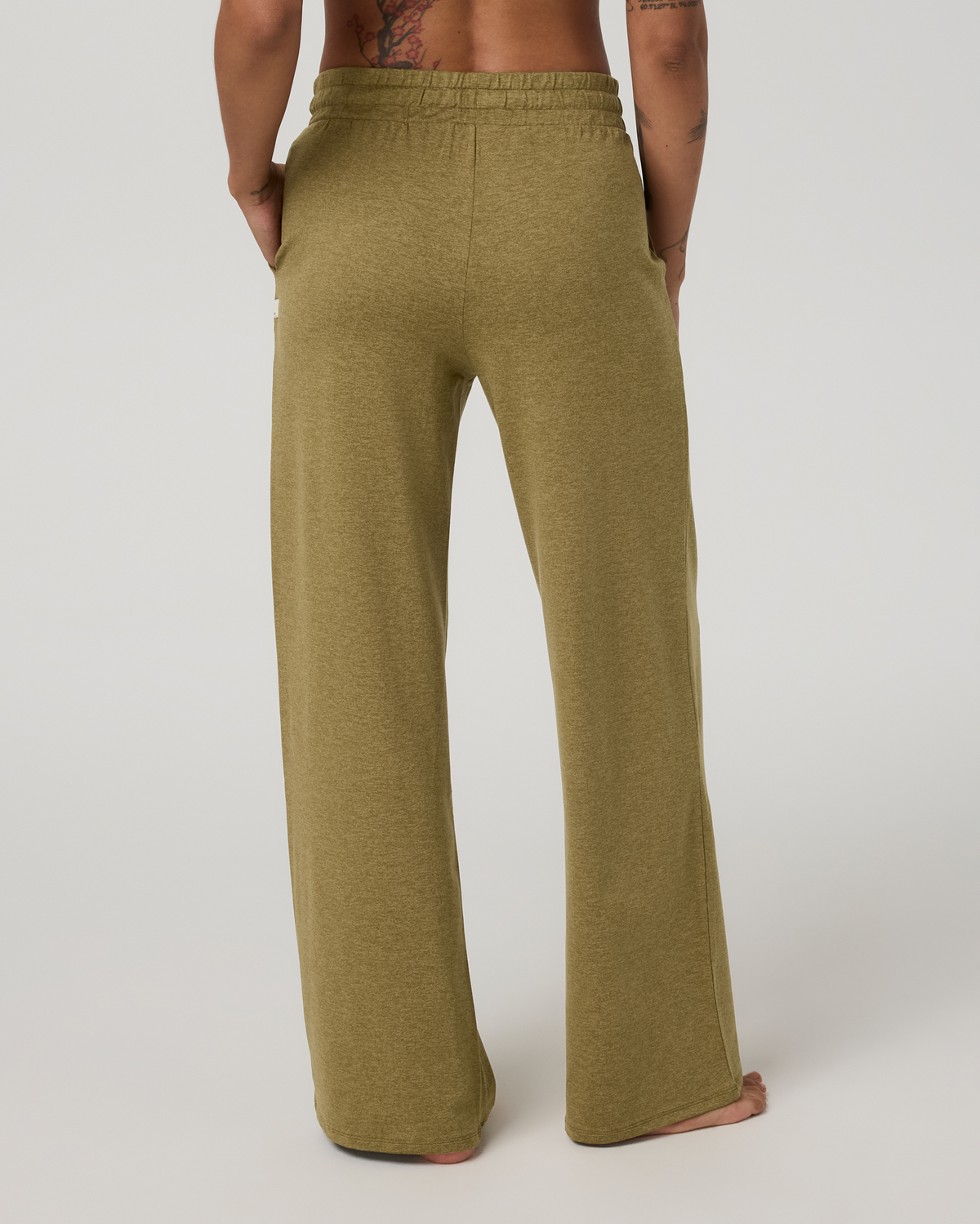 Halo Essential Wideleg Pant | Saguaro Heather