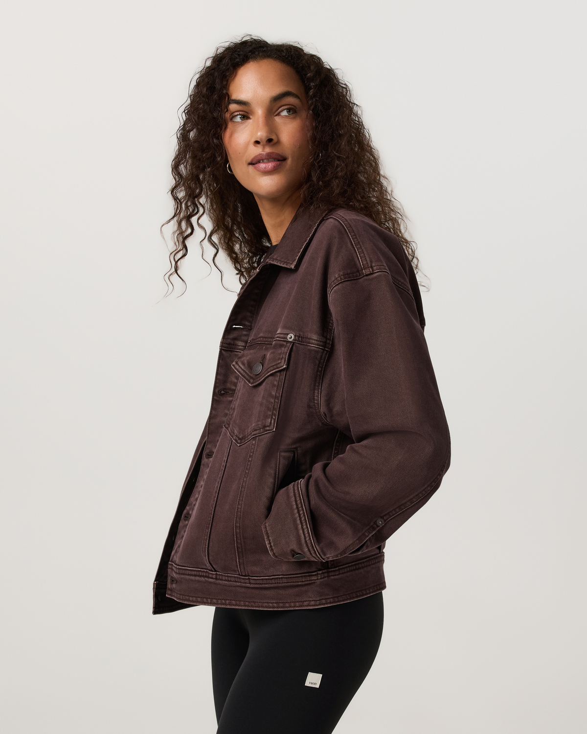 Women's Vuori Vintage Oversized Denim Jacket | French Roast Denim