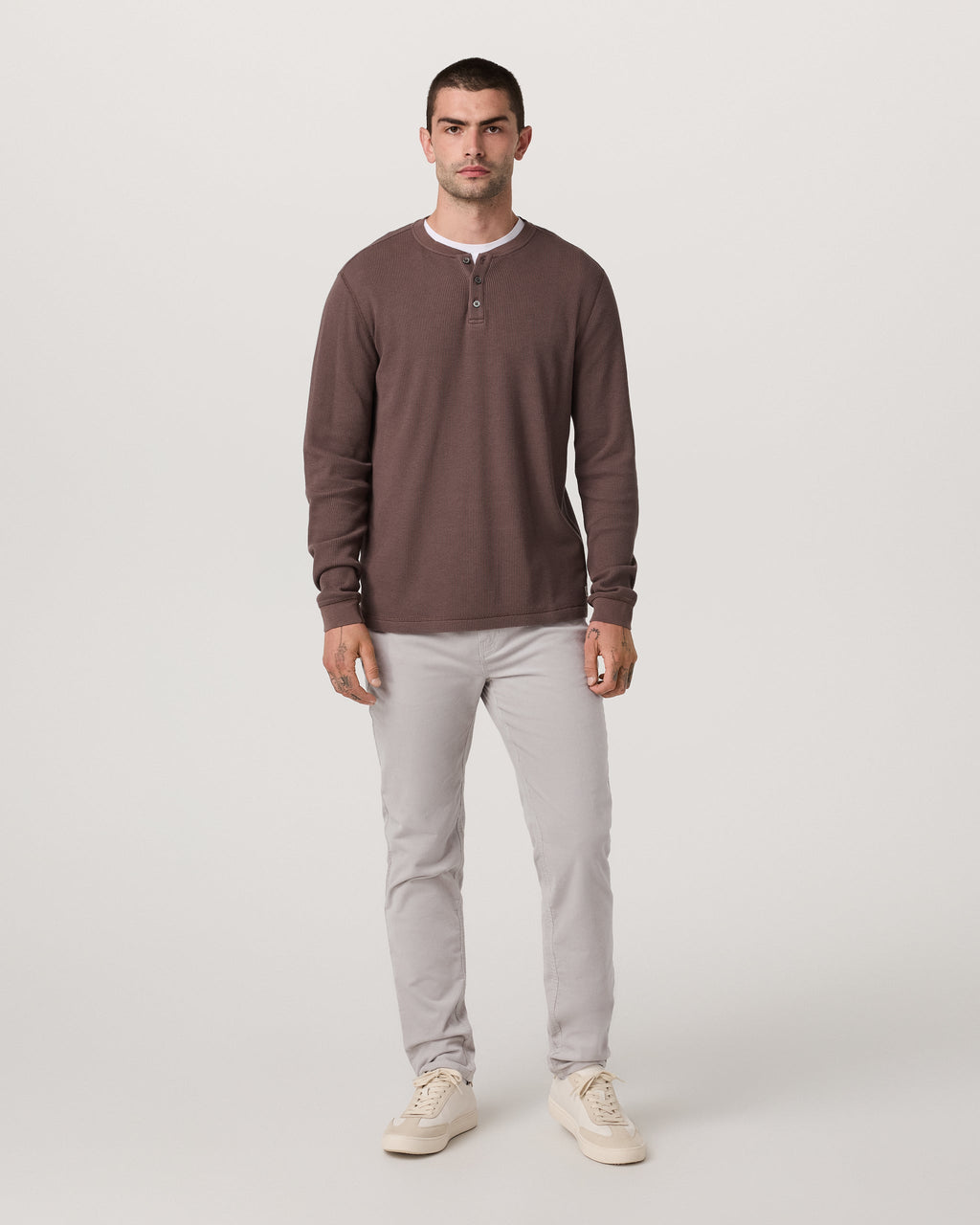Optimist 5 Pocket Cord Pant Athletic Slim Fit | Amethyst Grey