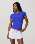 Vuori AllTheFeels™ Short Sleeve Essential Tee | Electric Blue