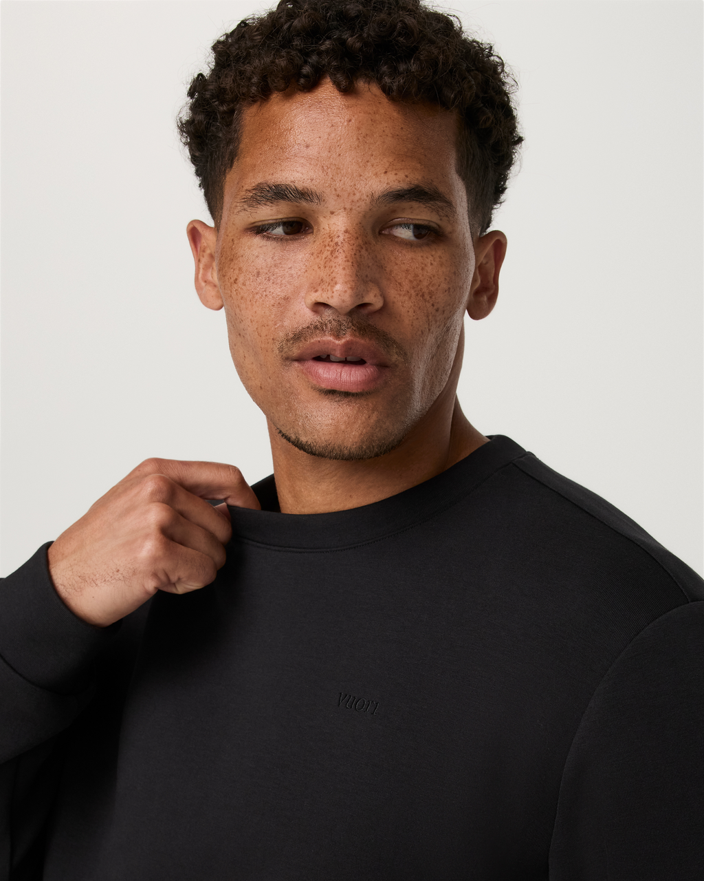 Vuori Galaxy Crew | Washed Black