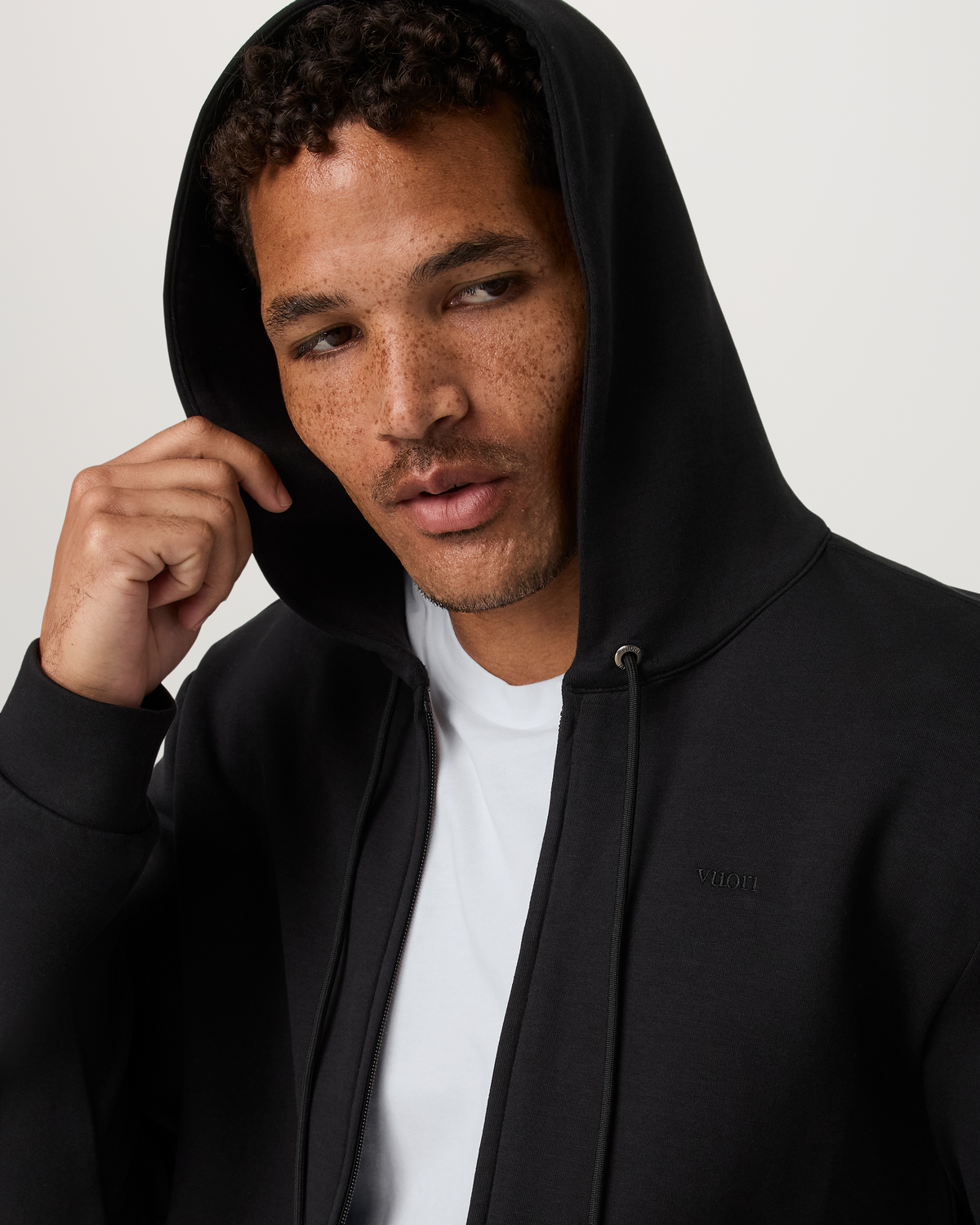 Vuori Galaxy Full Zip | Washed Black