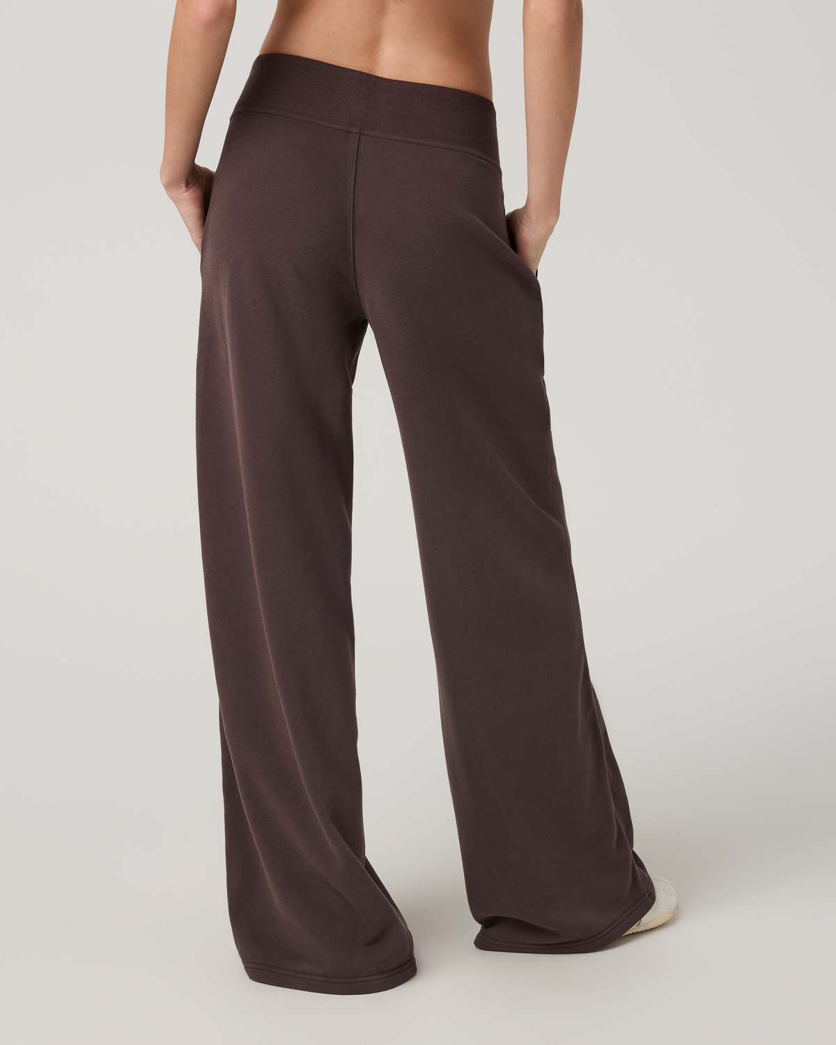 Sedona Midrise Wideleg Sweatpant - Short | French Roast