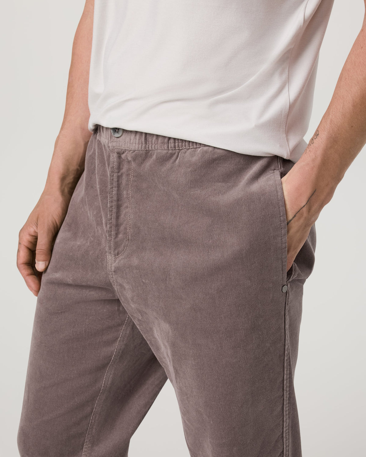 Optimist Elastic Waist Pant Classic Fit 30" | Huckleberry
