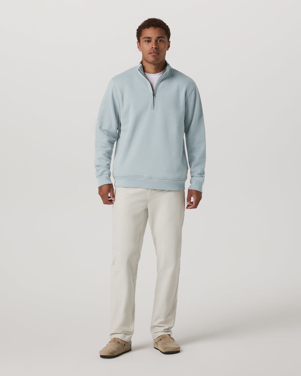 Seaside Half Zip | Blue Haze