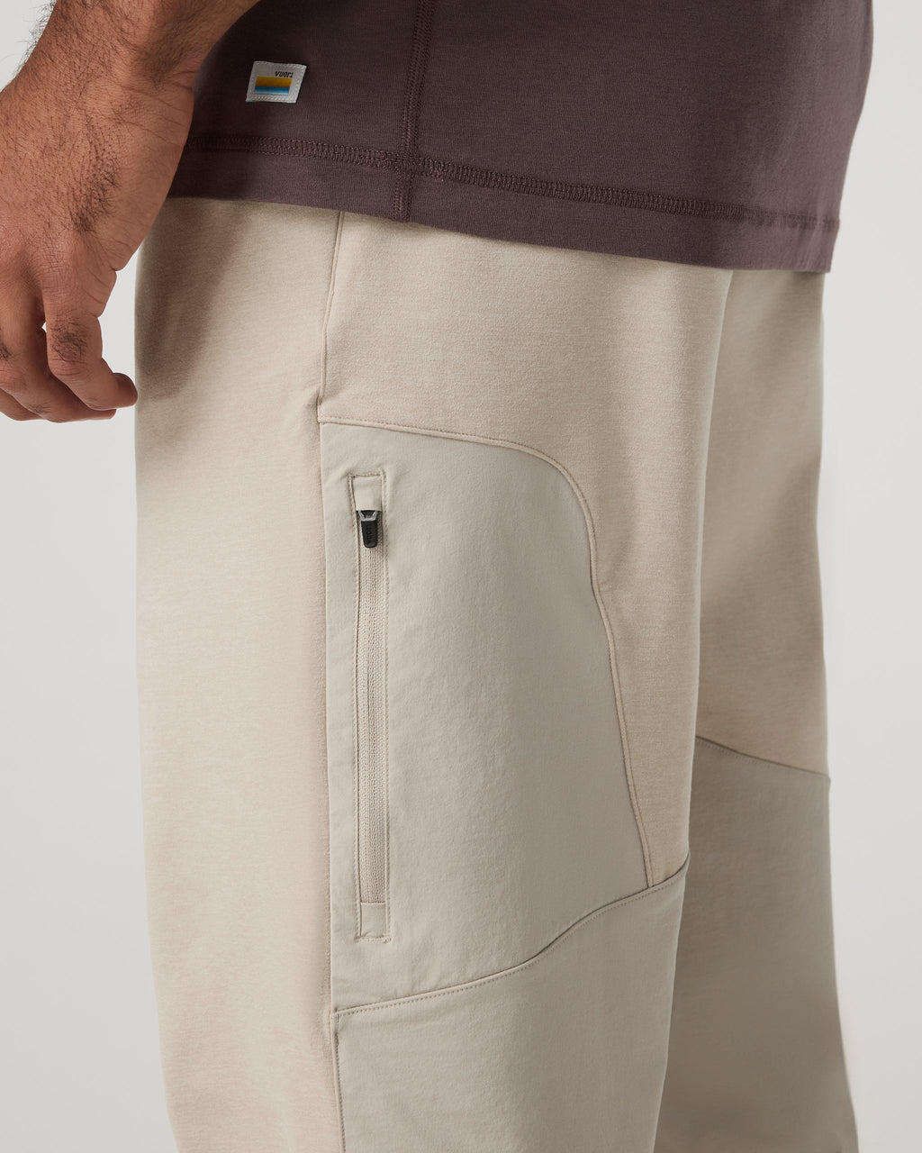 Coronado Mixed Media Sweatpant 28" | Limestone Heather