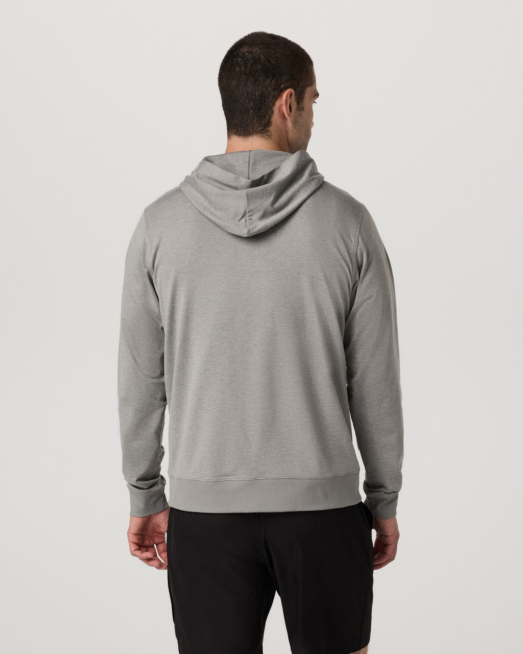 Ponto Full Zip Hoodie | Driftwood Heather