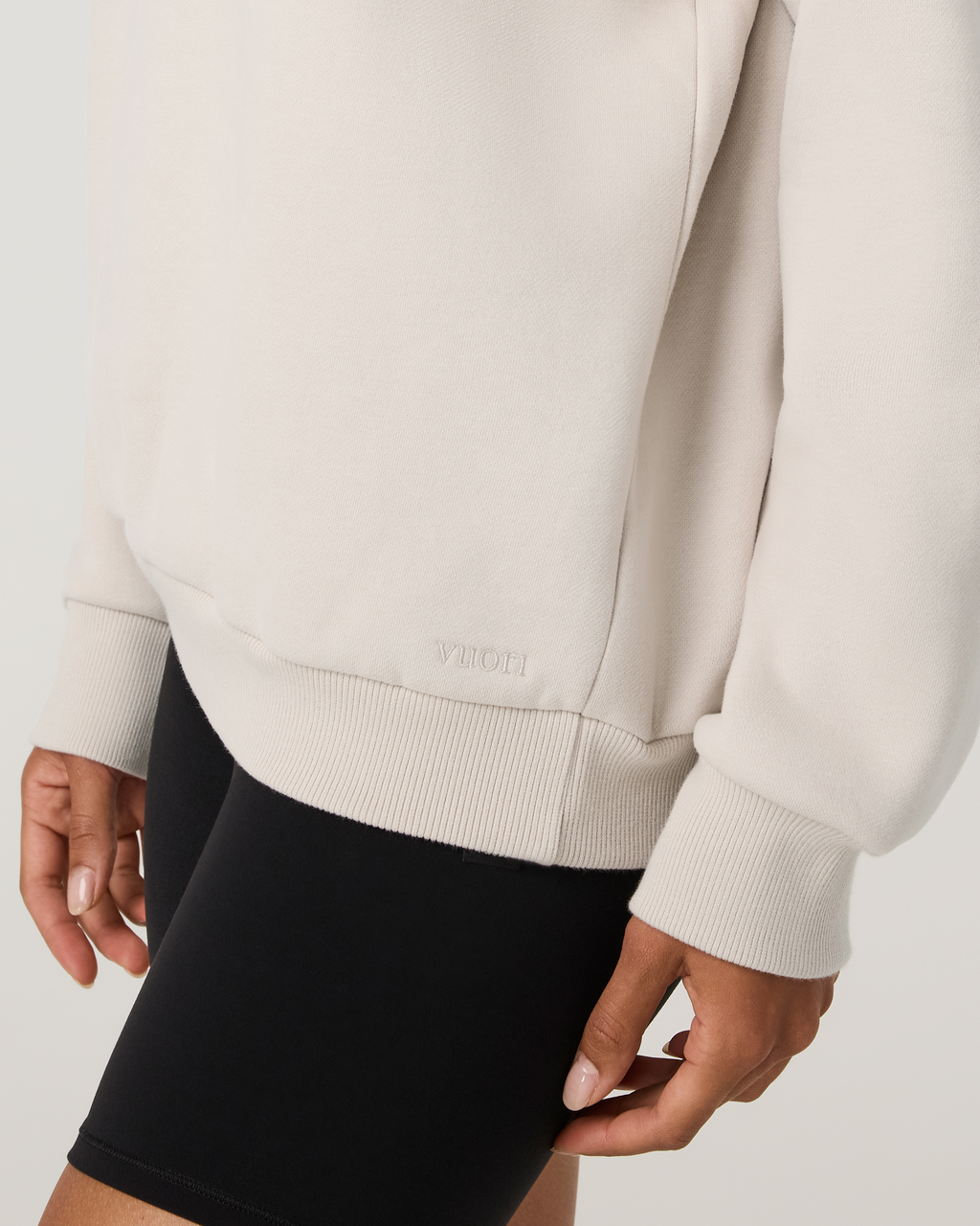 Restore Oversized Hoodie | Ecru Tonal