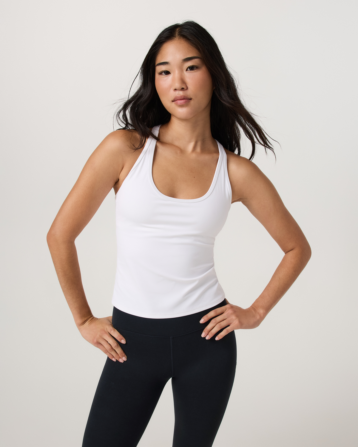 Vuori AllTheFeels™ Racerback Tank | White