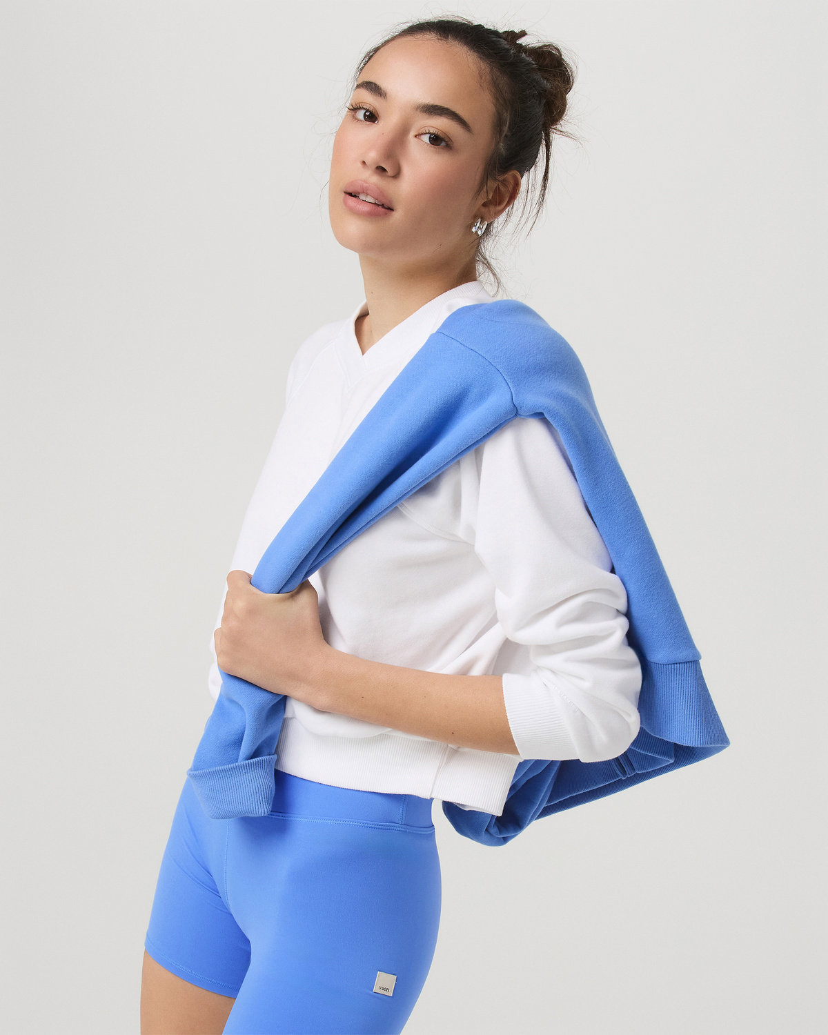 Sedona V-Neck Pullover | White