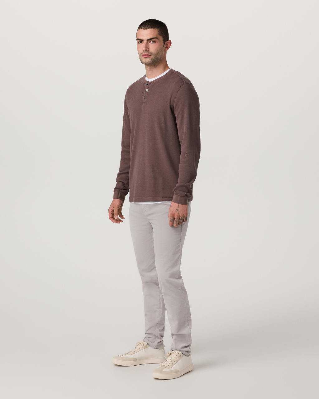 Optimist 5 Pocket Cord Pant Athletic Slim Fit | Amethyst Grey