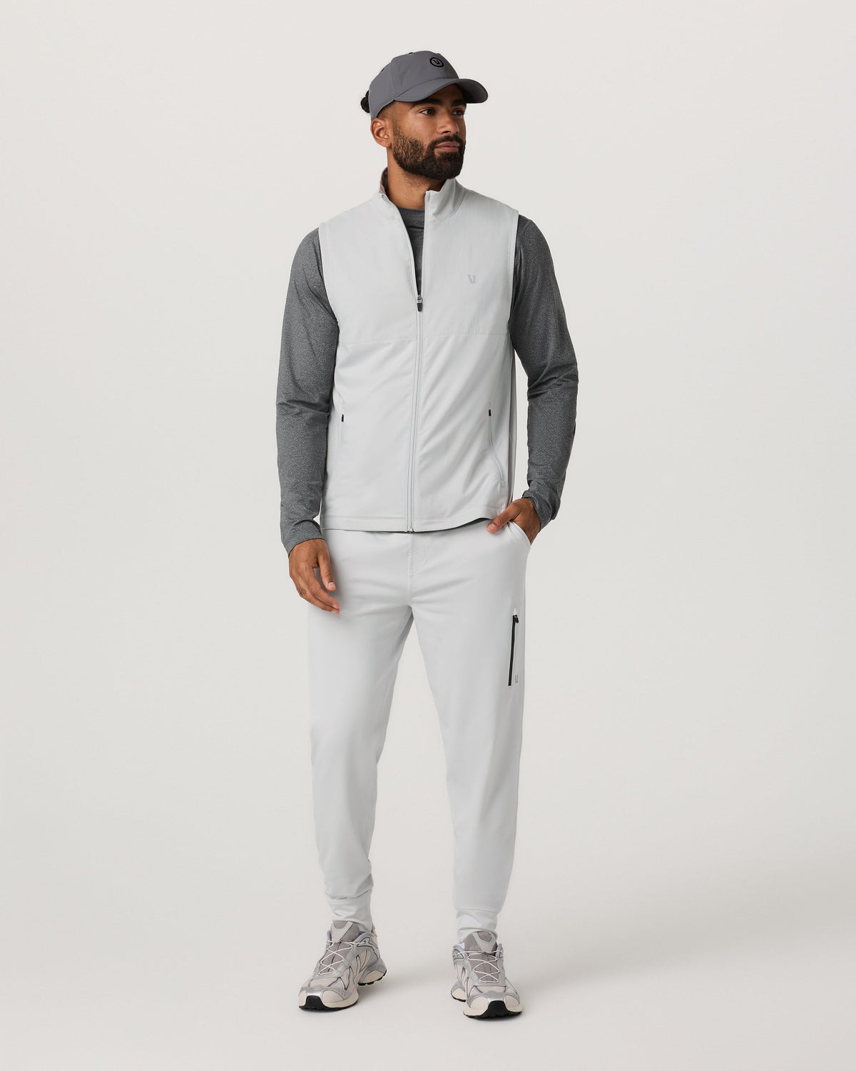 Sunday Element Vest | Frost Grey