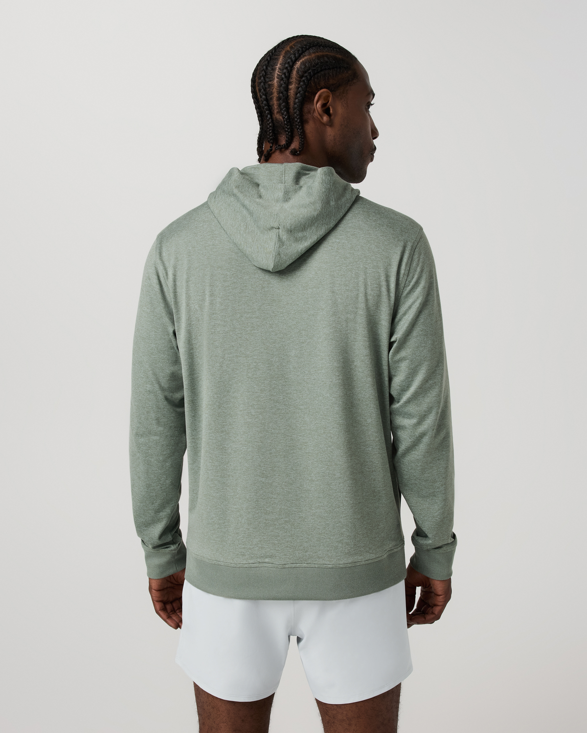 Ponto Pullover Hoodie | Thyme Heather