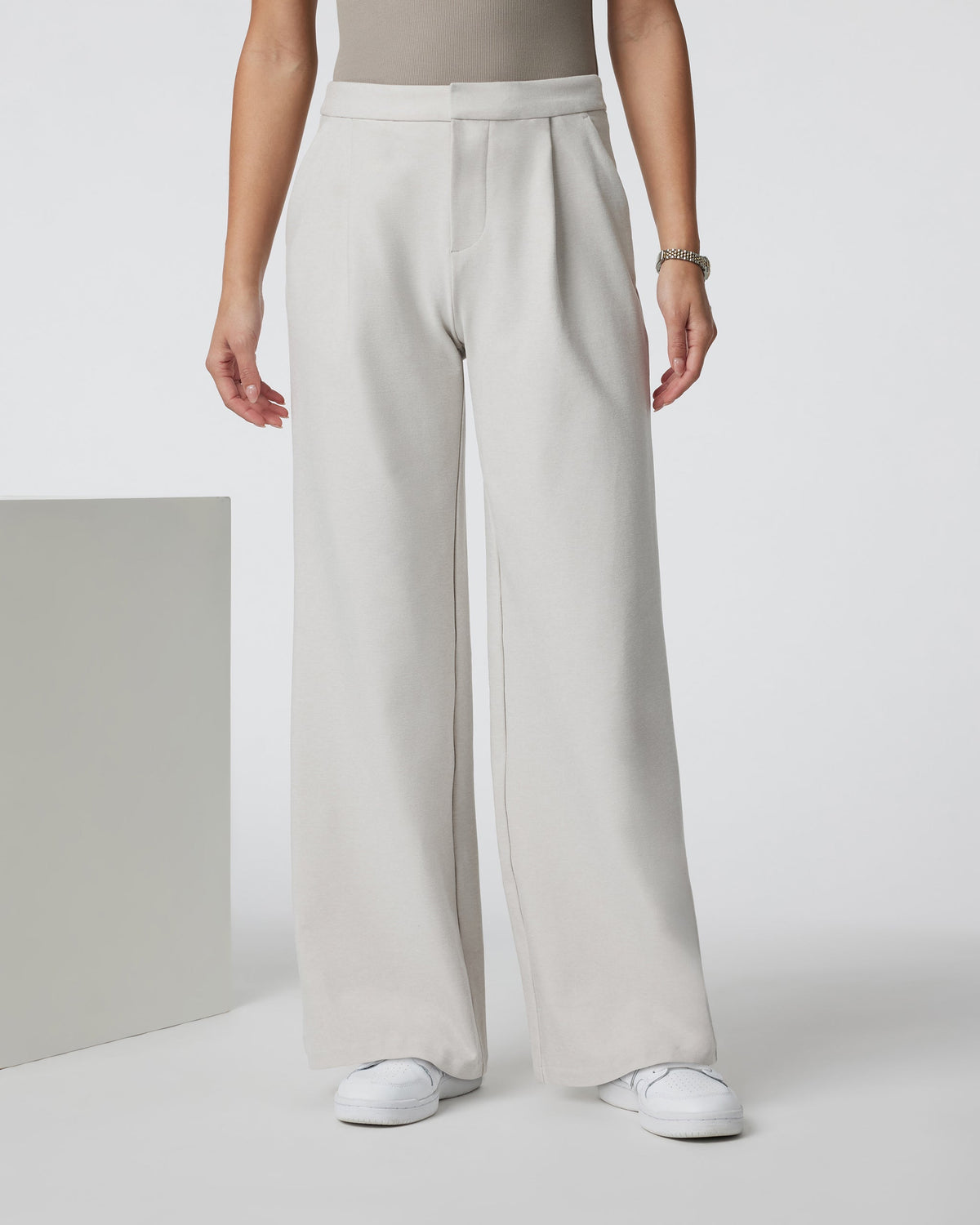 Elevation Trouser-Short | Ecru Heather