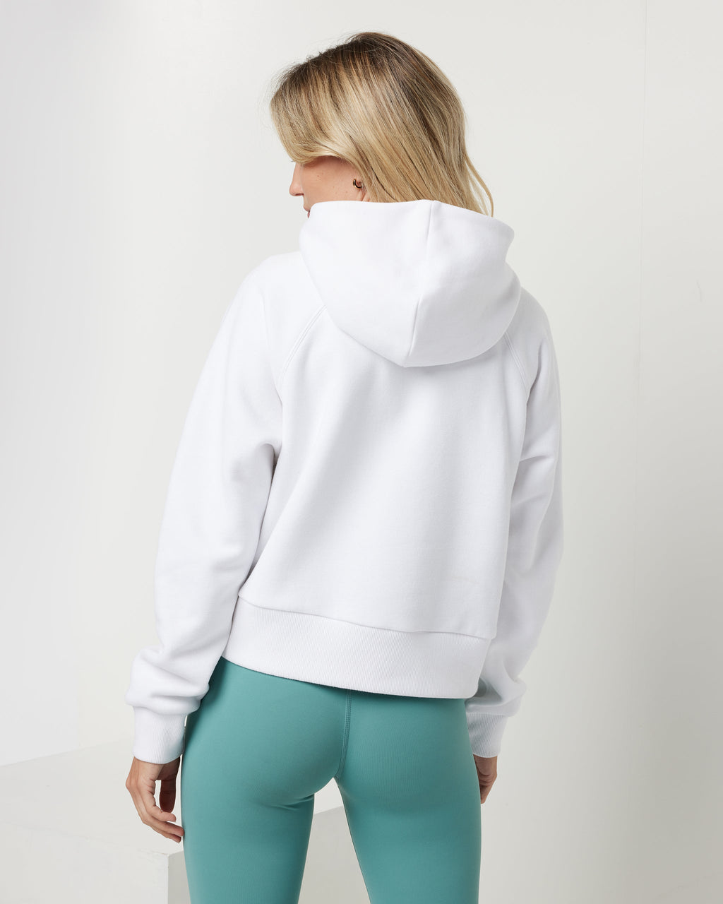 Restore Half Zip Hoodie | White