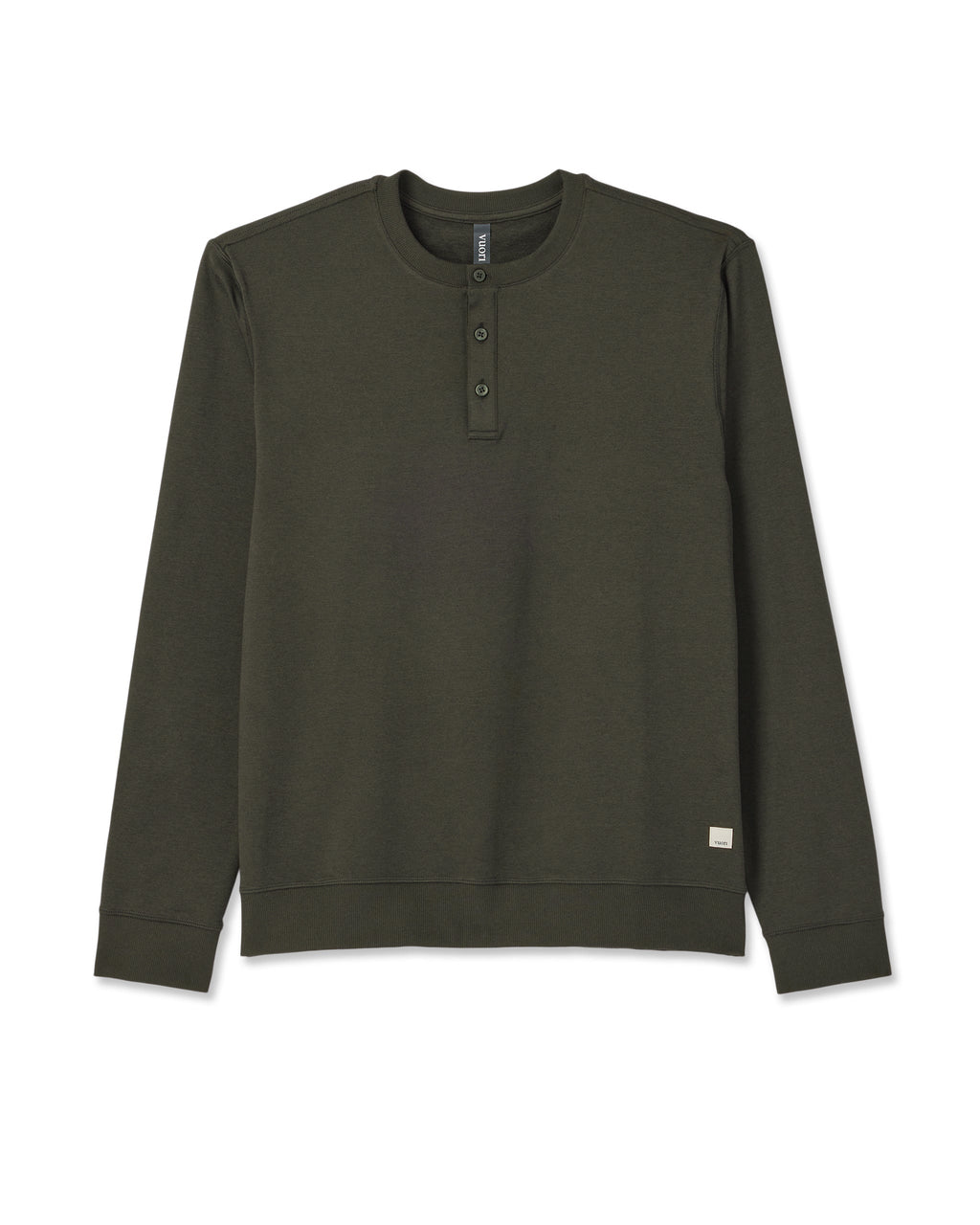 Long Sleeve Coronado Henley - Relaxed Fit | Oregano Heather