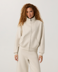 Vuori Galaxy Funnel Neck Full Zip | Bone