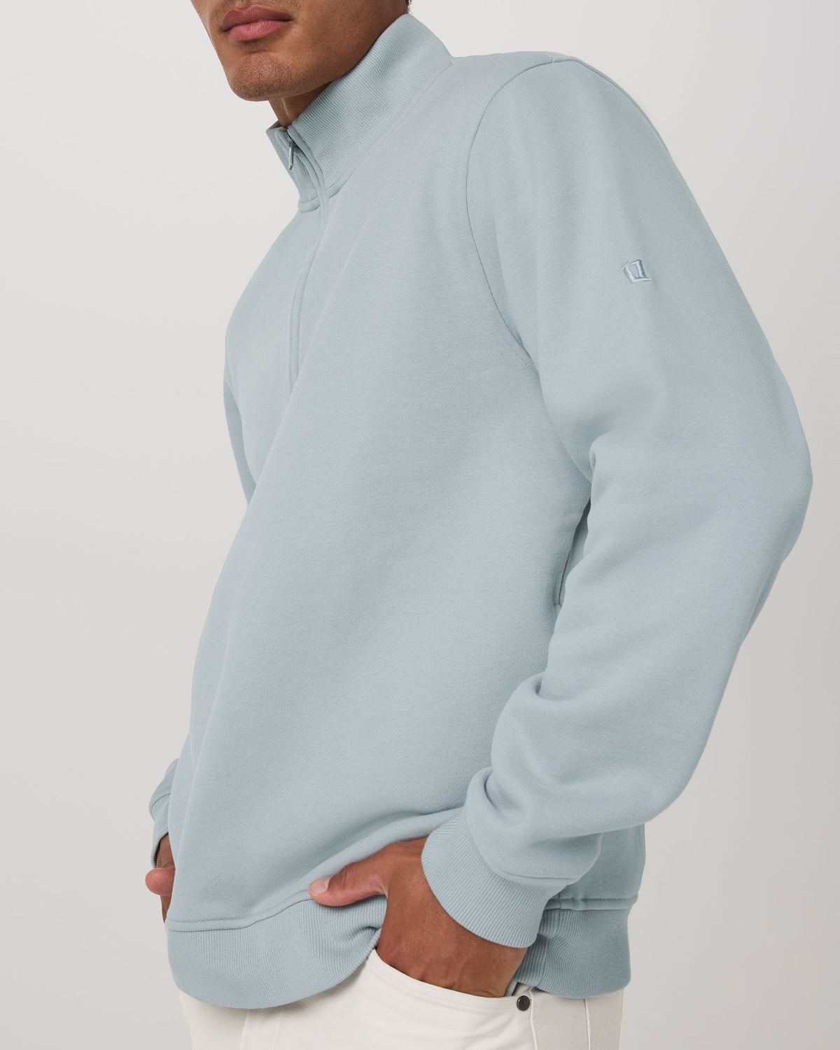 Seaside Half Zip | Blue Haze