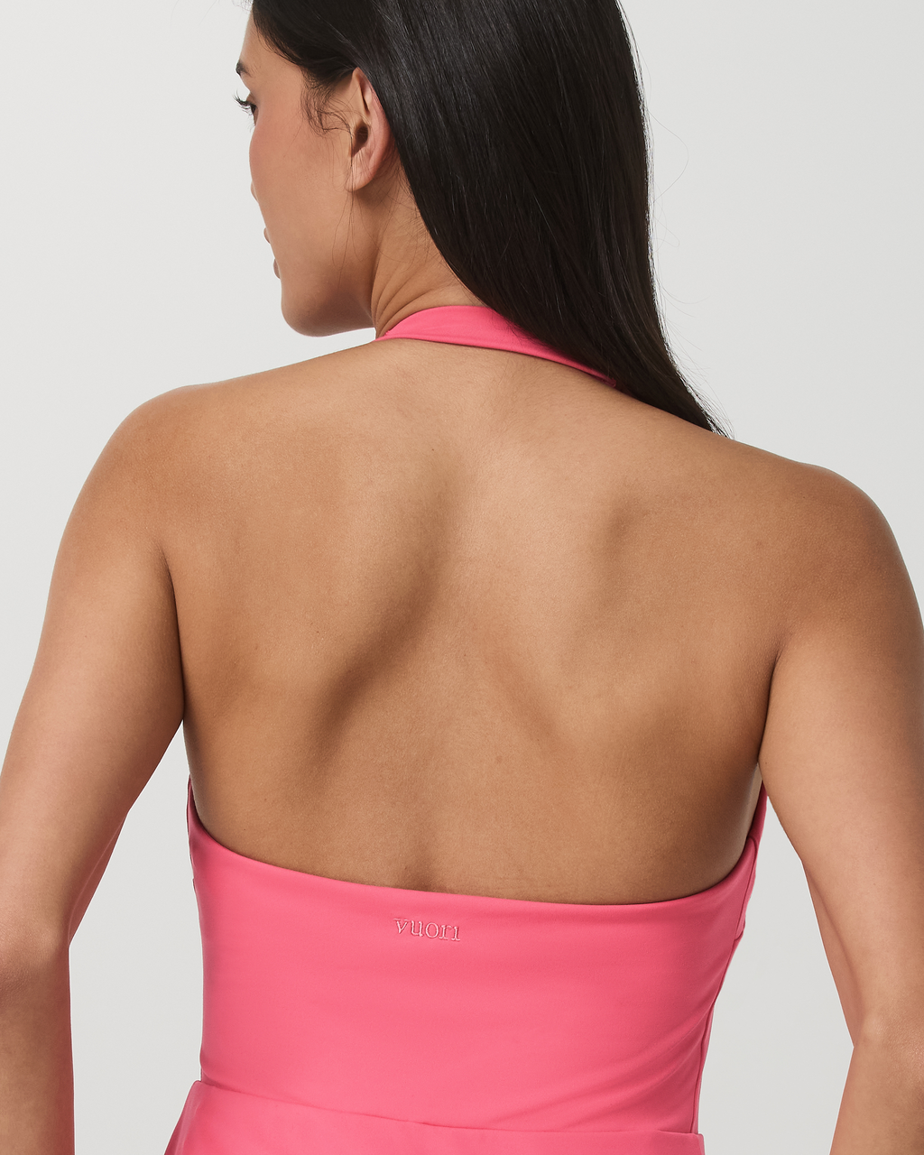 Tiebreak Halter Dress | Sunset Pink