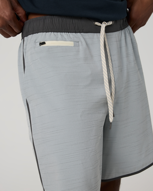 Banks Short Unlined 7" | Blue Haze Slub Stripe