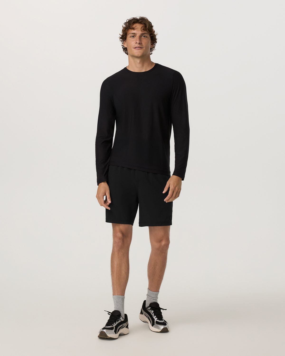 Long Sleeve Strato Tech Tee | Black