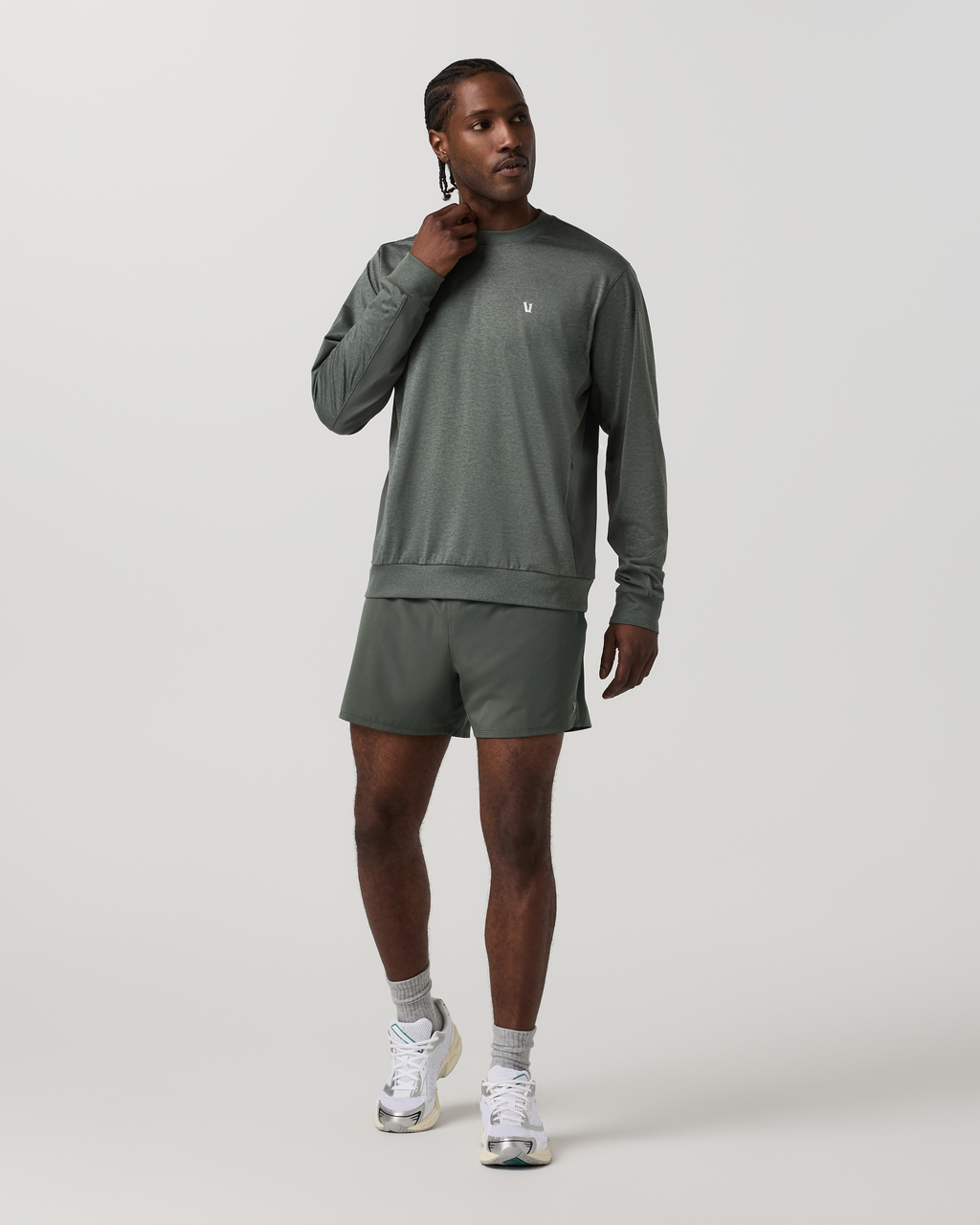 Sunday Crew | River Rock Heather