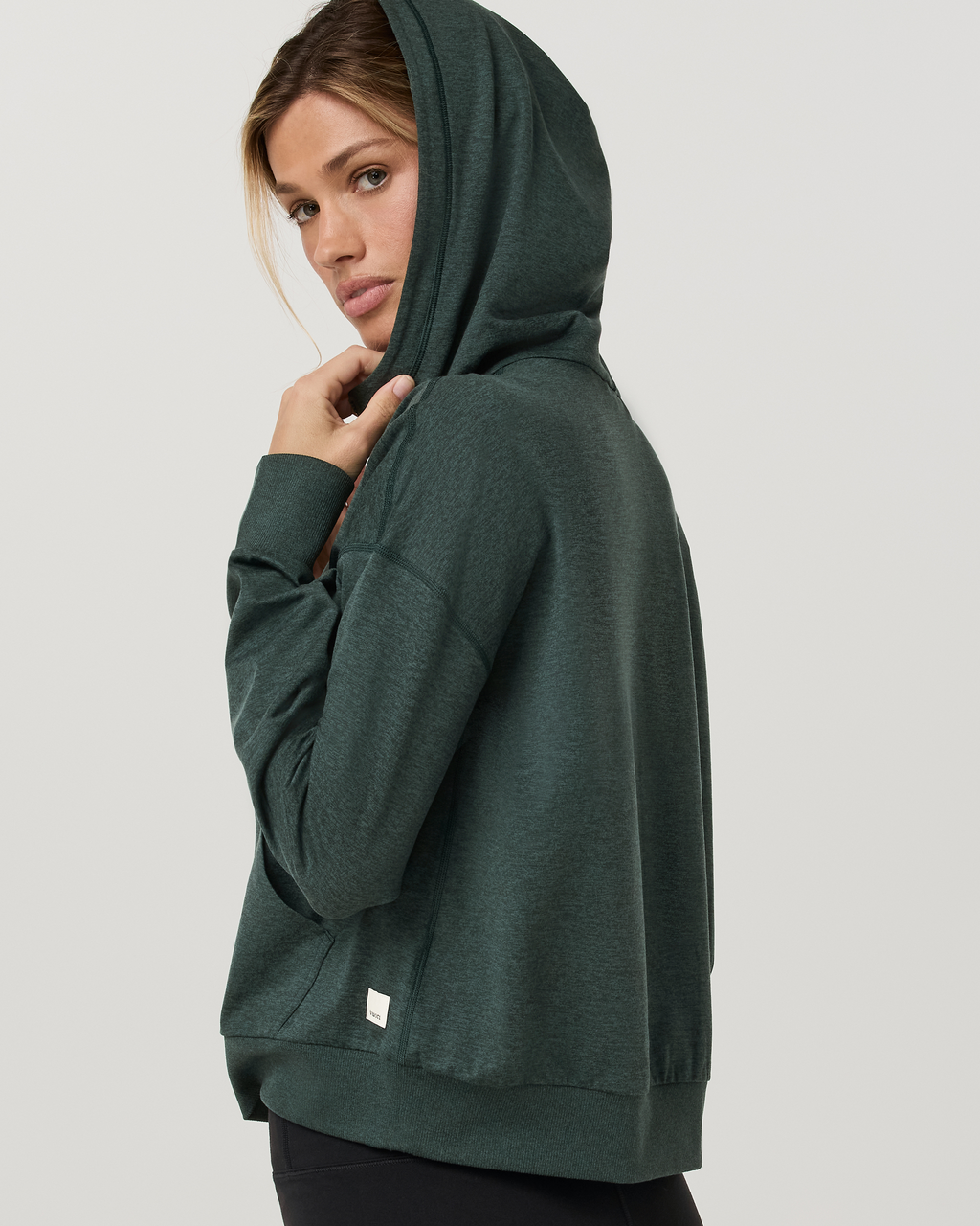 Halo Modern Full Zip Hoodie | Hemlock Heather